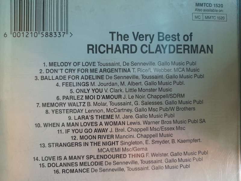 Richard Clayderman - The very best of