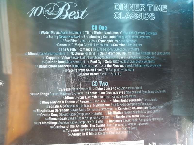 40 of the Best Dinner Time Classics (Double CD)