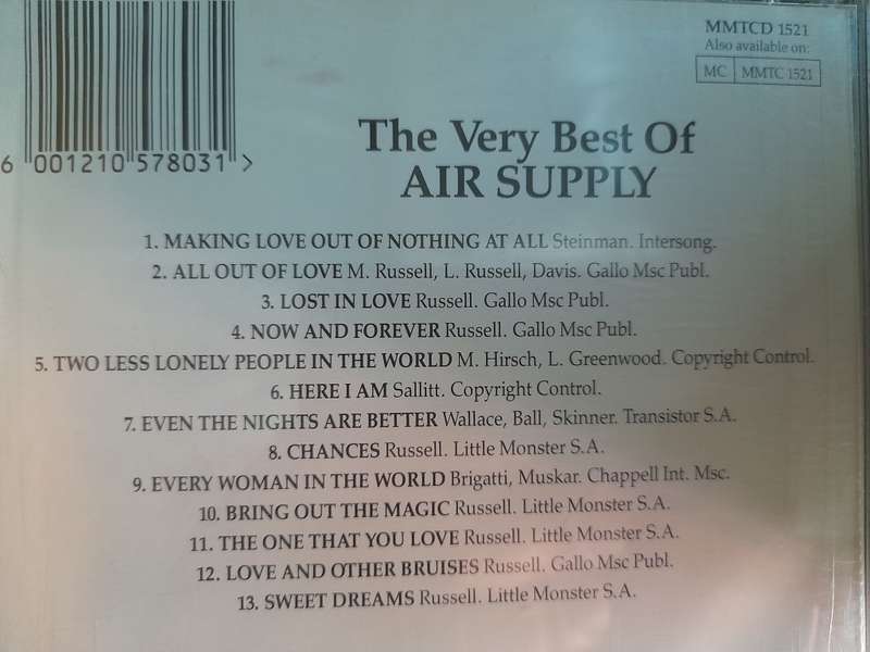 Air Supply - The Very Best of...