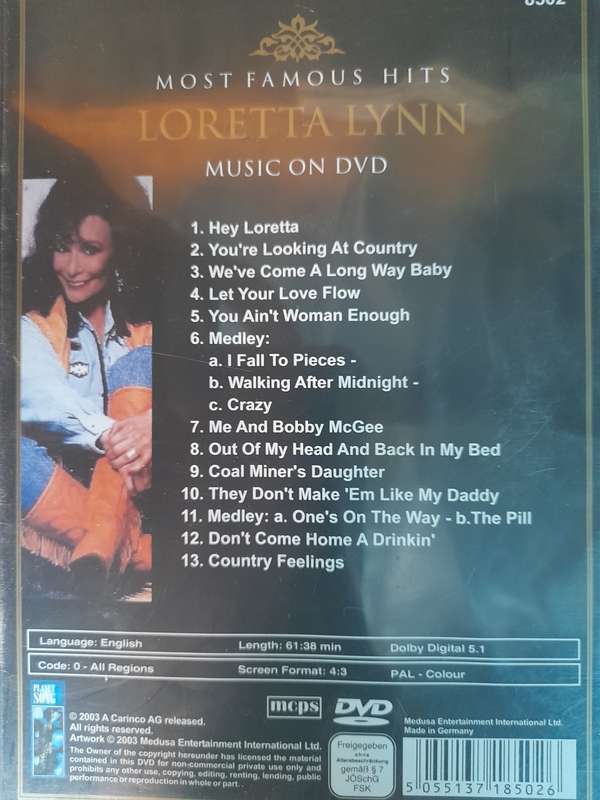 DVD: Loretta Lynn - Country Feeling - Live