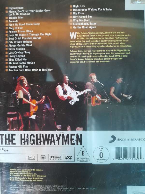 DVD: The Highwaymen  - Live