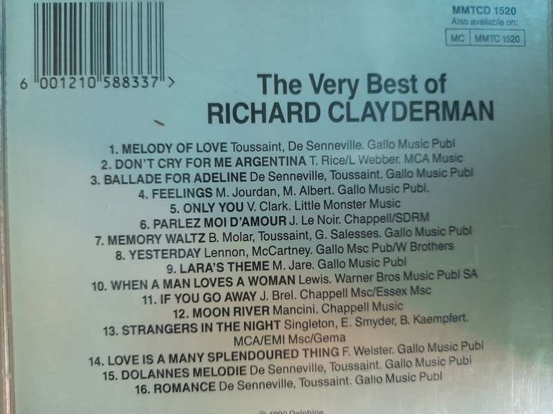 Richard Clayderman - the Very Best of