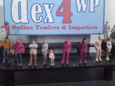 HO Scale painted model people