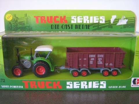 Auction:Die Cast - Truck Series Tractor with trailer