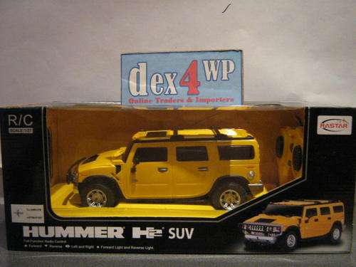 Auction: R/C Hummer H2 SUV Scale 1/27 - Full Function Radio Control with Lights