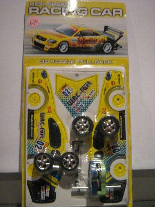 Auction: High Speed Racing Car - 3D Puzzle Pull Back