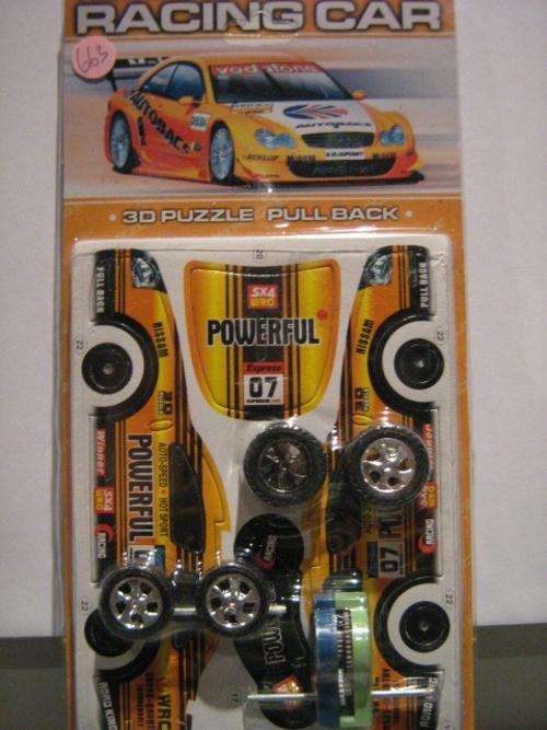 Auction: High Speed Racing Car - 3D Puzzle Pull Back