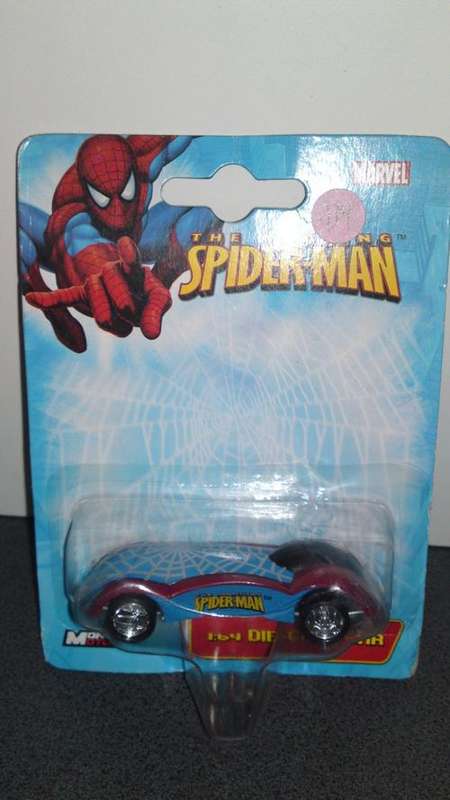 Auction: Die Cast : The Amazing Spider-Man Car - Scale 1/64
