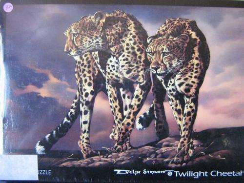 Auction: Puzzle - Evelin Stoanov Twighlight Cheetah - 1500pc (600mm x 900mm)