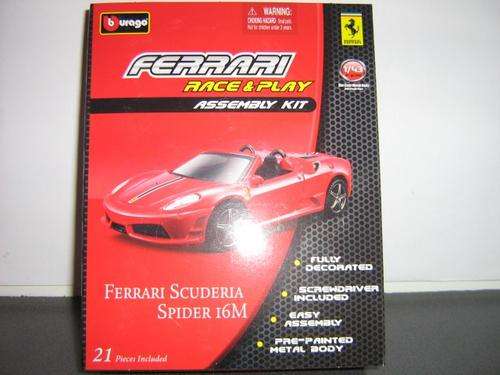 Ferrari Scuderia Spider 16M  Assembly Kit by Bburago