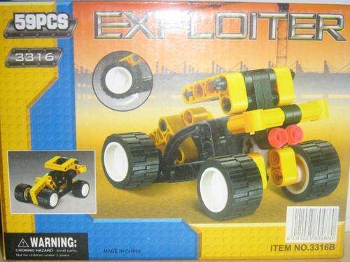 DIY Model Construction Vehicle - EXPLOITER 3316B  (59pcs) Ages 6+