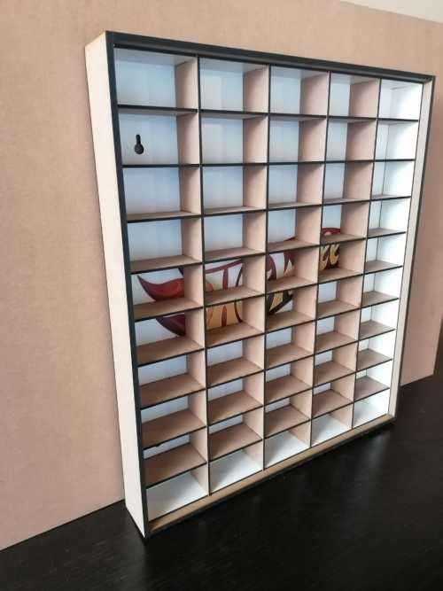 Hotwheels 1/64 scales display rack. Takes 50 cars.