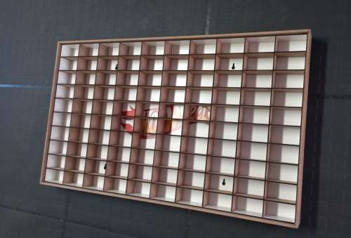 Hotwheels 1/64 scales display rack.   Takes 100 1/64 scale Hotwheels cars.