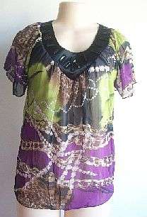 Beautiful Chiffon Top Size 34/36