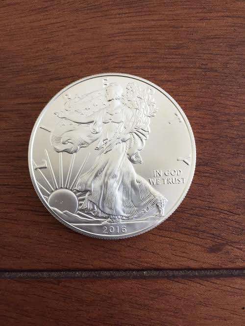 2016 SILVER AMERICAN EAGLE  ONE OZ  - LOW START