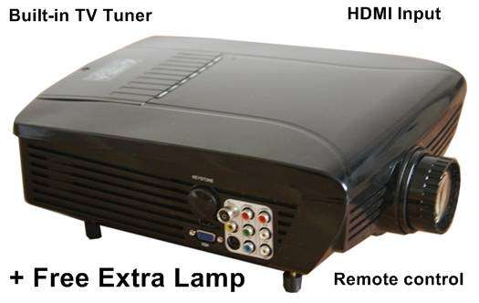 HD Ready 2000 lumens projector + Built in TV+Extra lamp! Over 200 Happy Customers to date!