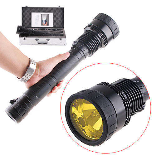 THE ROLLS ROYCE OF FLASHLIGHTS! 35W 6600mAh Ultra-Bright HID Xenon Flashlight Torch. 1km+ range