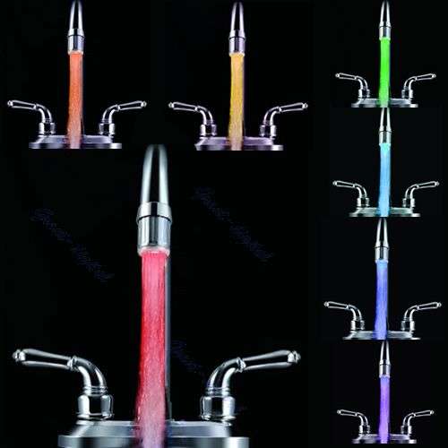 7 Colour LED light water Faucet
