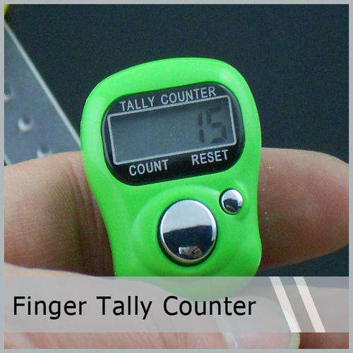Green Digital Finger Tally Counter. Great for Golfers