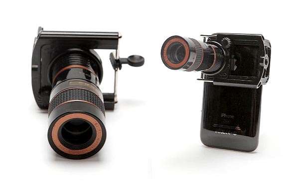 8 X Zoom lens for your cell phone's camera. Fits on any cell. AWESOME PRODUCT!!