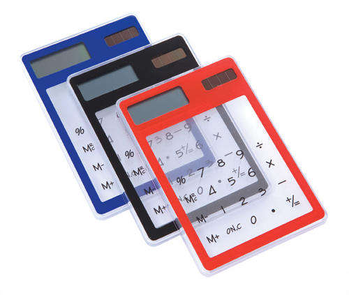 **FREE POSTAGE**FUNKY NEW AGE CALCULATOR THAT NEVER NEEDS BATTERIES! AWESOME GIFT FOR CHRISTMAS!