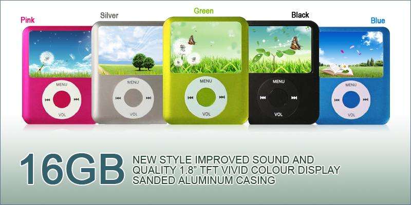 Super Slim 16GB Mp4 player!
