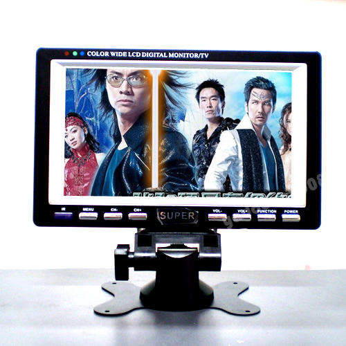 SUPER DUPER 7" DIGITAL LCD MINI TV WITH WIDE VIEW ANGLE & ACCESSORIES!!!