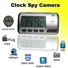 Ultimate hidden Spy Cam and talking clock, up to 5 Hours continous recording!! Great Spy Gadget!
