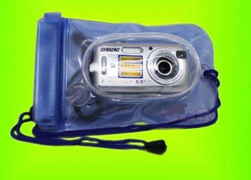 Take your camera under water. Triple sealed clear waterproof bag.