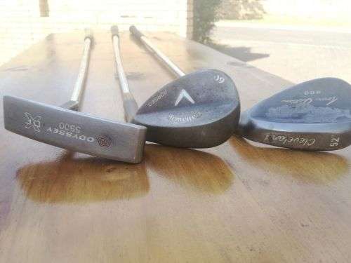 3 Item Lot, 2x Wedges and Putter