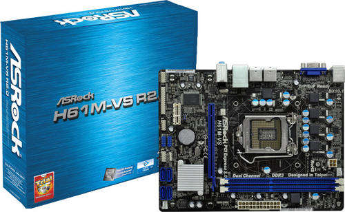 ASRock h61m-VS R2.0 Socket 1155 DDR3 # #Free Shipping!!!!##