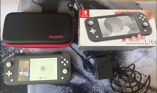 Nintendo Switch Lite (Grey) + 128GB Memory Card
