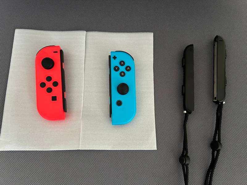 Original Nintendo Switch Joycon Controllers Neon Red/Blue Set