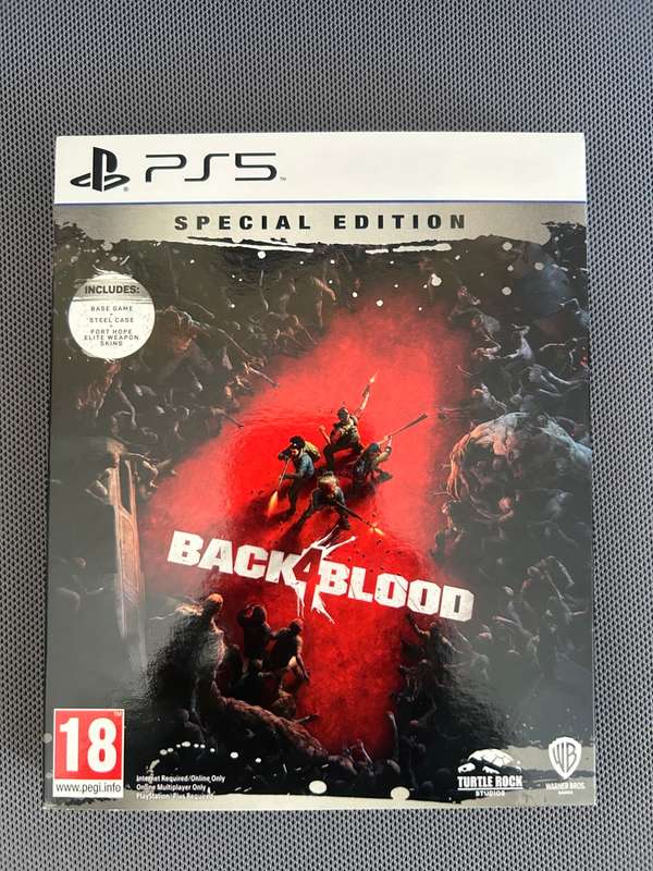 Back 4 Blood For PS5 Steel book Special Edition