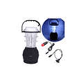 Portable 36-LED Super Bright Hand Crank Solar LED Lantern with Car Charger