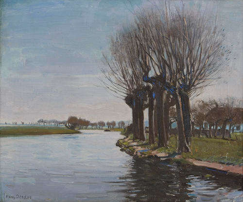 POLLARDED WILLOWS - Frans Oerder