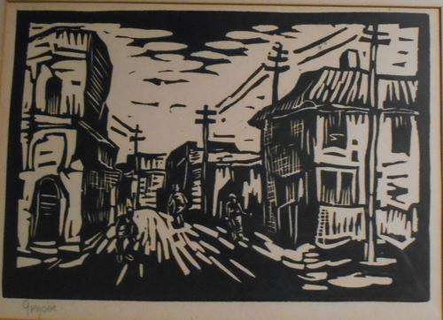STREET SCENE - Gregoire Boonzaier