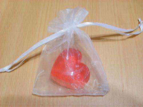 Small heart in a bag