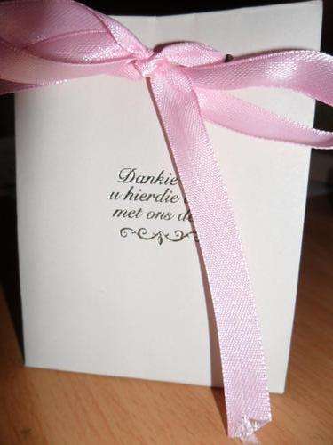 Small "Thank you" bag - various options available