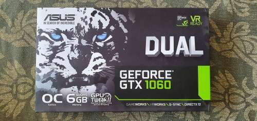 ASUS GeForce GTX 1060 6G GDDR5 Dual Series Graphics Card