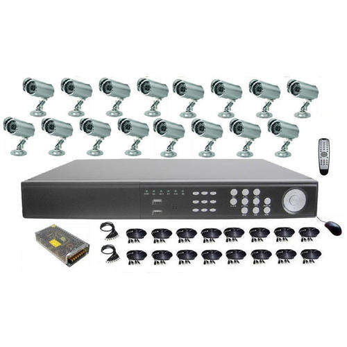 16CH  DVR WITH  16 CAMERAS CABLE & ACCESSORIES !!!!!!!!!!
