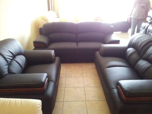 Lounge suite Genuine Leather Uppers 3 Piece
