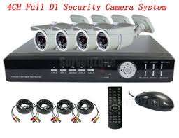 4CH DIY DVR WITH  4CAMERAS  CABLE & ACCESSORIES FREE SHIPPING!!!!!!!!