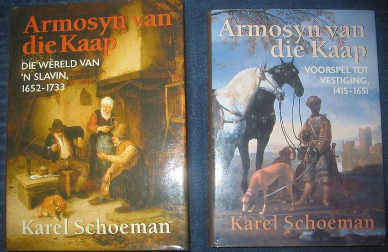 ARMOSYN VAN DIE KAAP deur Karel Schoeman. ALBEI BOEKE. 1999 en 2001