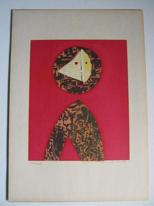 DIRK MEERKOTTER signed print. 226/250 (a) Original South African Graphic Art. Artist.