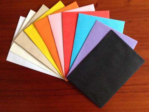500 Full Gum Envelopes 114mmx162mm - 10 Colours - 50 of each colour