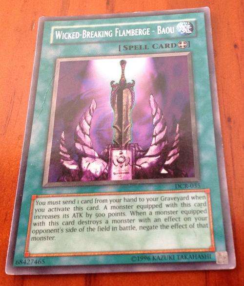 Yu-Gi-Oh! Wicked Breaking Flamberge Baou