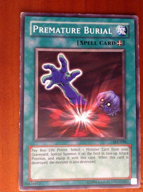 Yu-Gi-Oh! Premature Burial