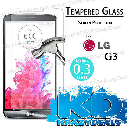 LG G3 Tempered Glass Screen Guard - CHEAP SHIPPING :)