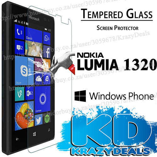 Nokia Lumia 1320 Tempered Glass Screen Guard - CHEAP SHIPPING :)